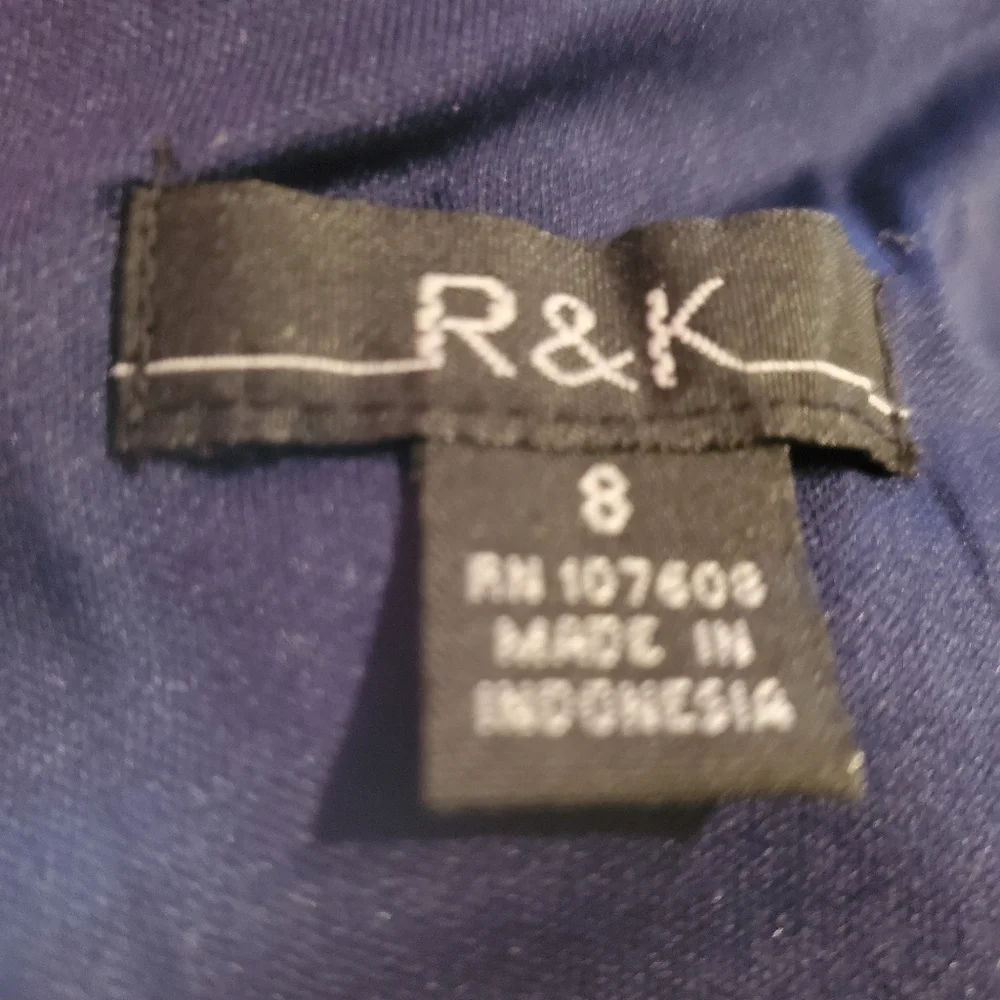 R&K Blue Ombre Crochet Dress - Picture 7 of 12